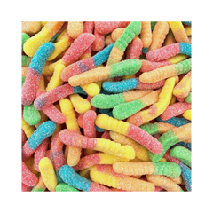 TerraFinna sour Neon Gummy Worms 11oz
