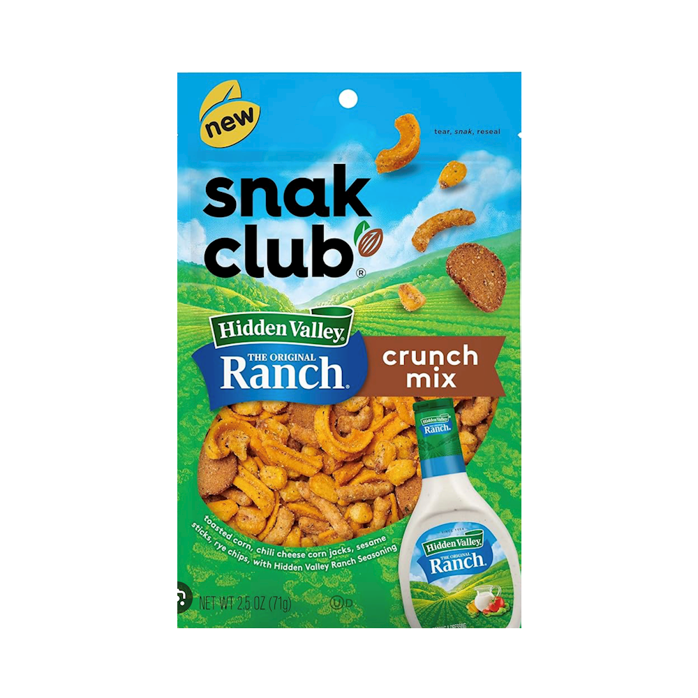 SNACK CLUB RANCH CRUNCH MIX 6CT